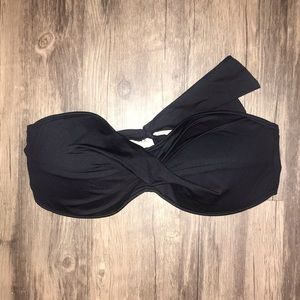 Tommy Bahama padded push up bandeau swim top